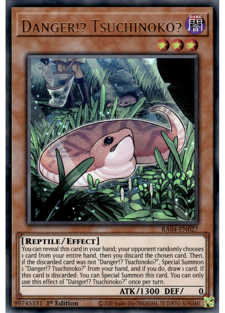 Danger!? Tsuchinoko? (Ultra Rare 1st Edition)