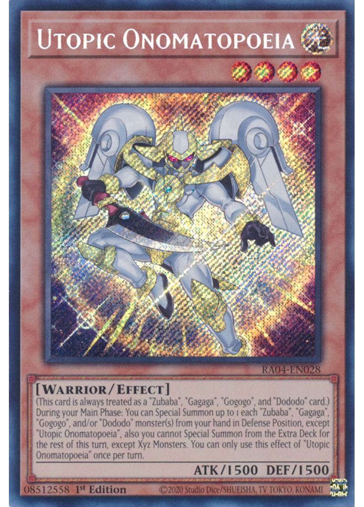 Utopic Onomatopoeia (Secret Rare 1st Edition)