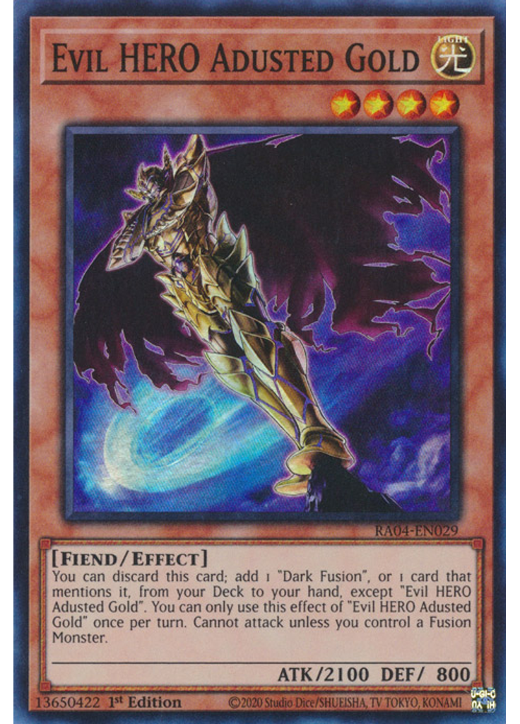 Evil HERO Adusted Gold