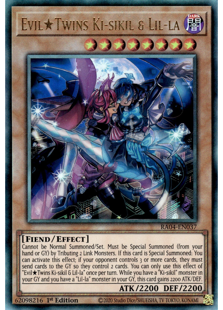 Evil★Twins Ki-sikil & Lil-la (Ultimate Rare 1st Edition)