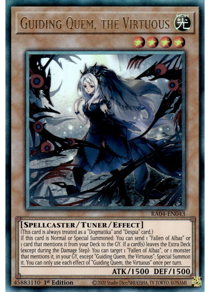 Guiding Quem, the Virtuous (Ultimate Rare 1st Edition)