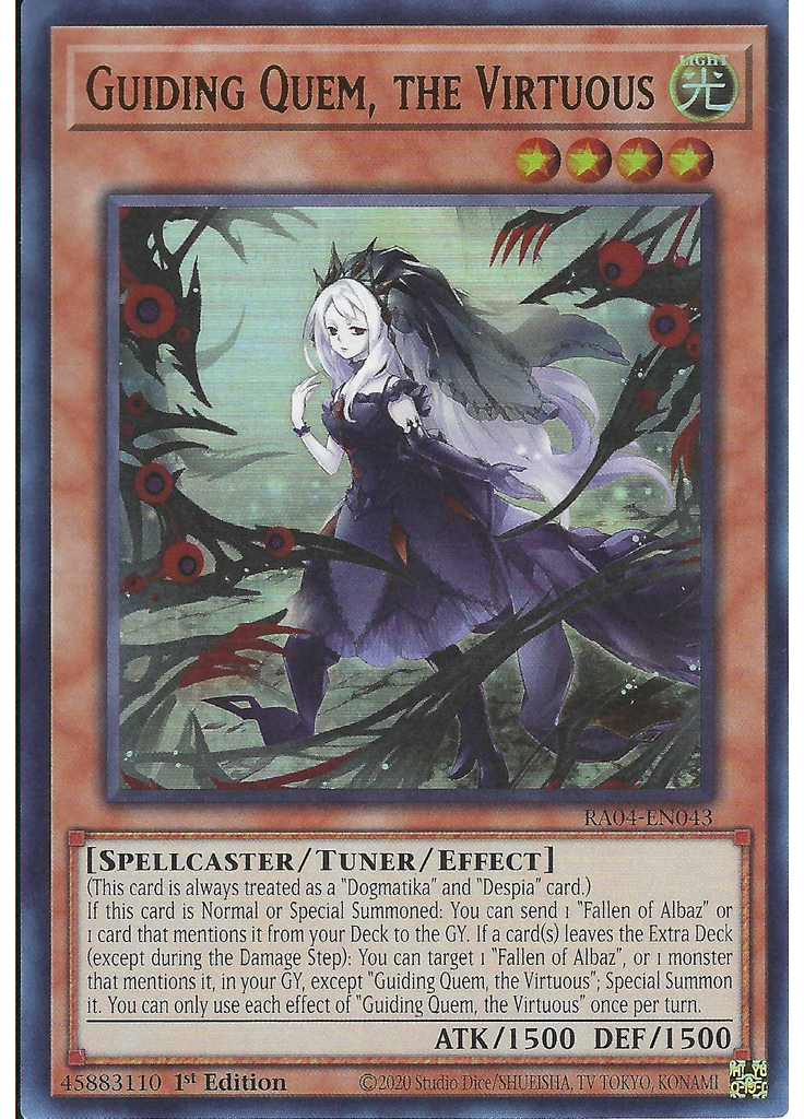 Guiding Quem, the Virtuous (Ultra Rare 1st Edition)