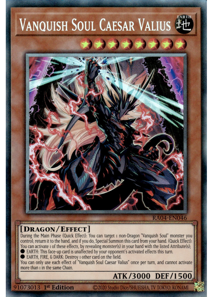 Vanquish Soul Caesar Valius (Collectors Rare 1st Edition)