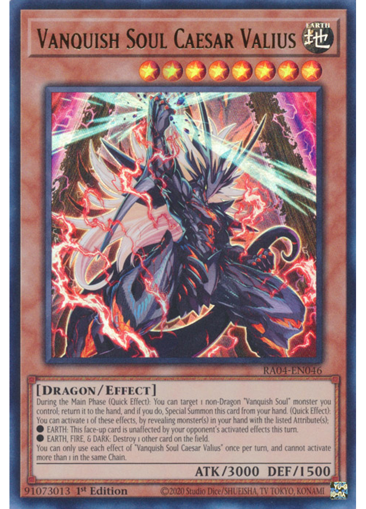 Vanquish Soul Caesar Valius (Ultra Rare 1st Edition)
