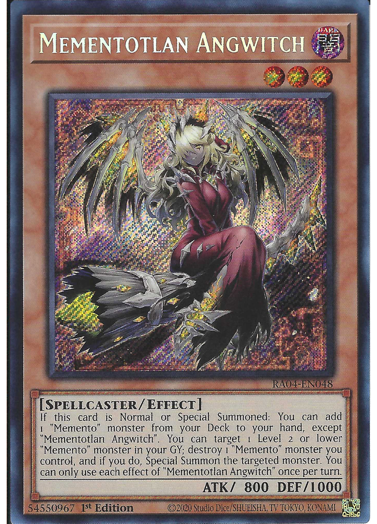 Mementotlan Angwitch (Secret Rare 1st Edition)