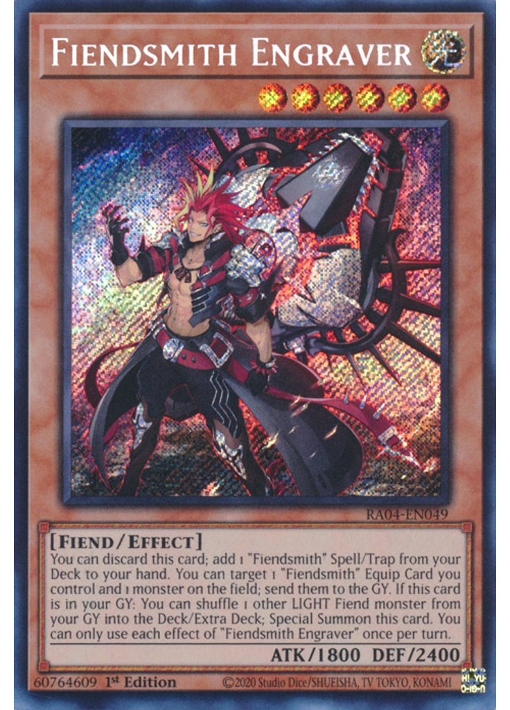 Fiendsmith Engraver (Secret Rare 1st Edition)