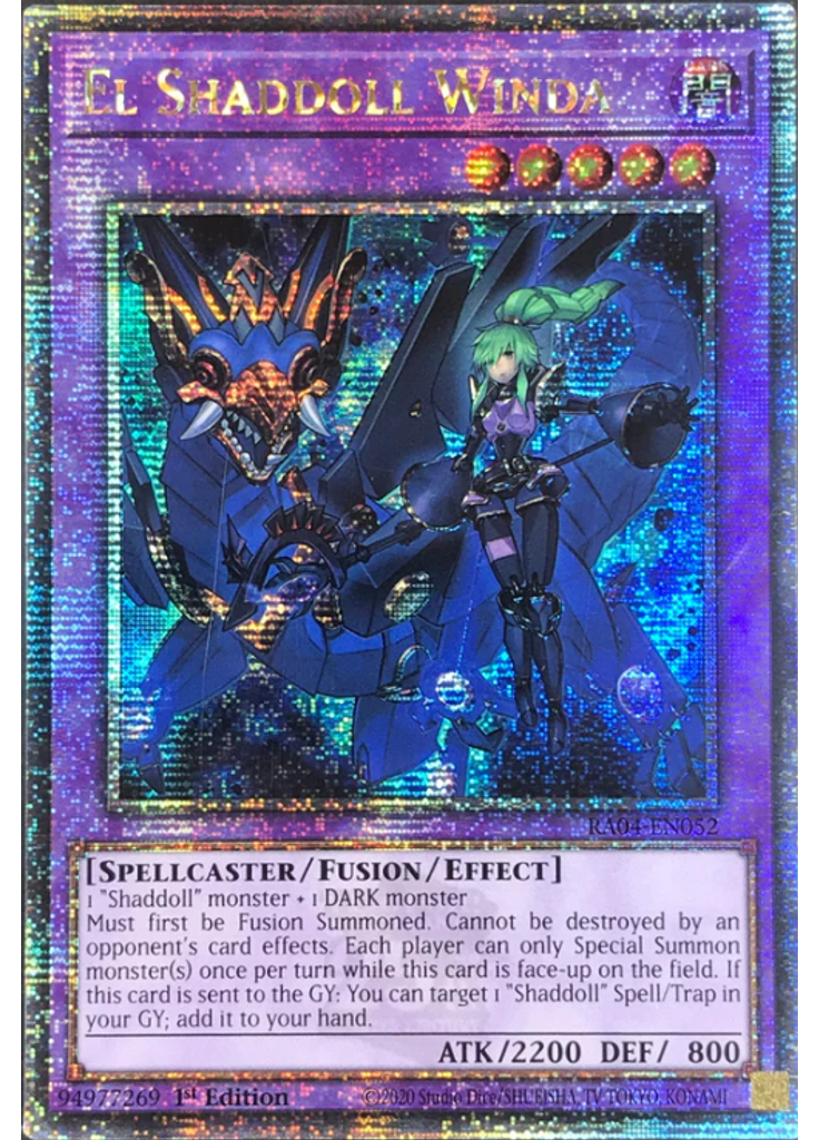 El Shaddoll Winda (Quarter Century Secret Rare 1st Edition Alternate Art)