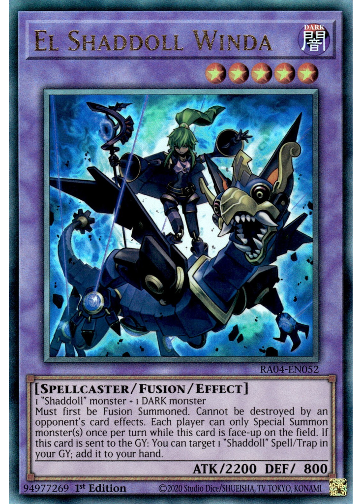 El Shaddoll Winda (Ultimate Rare 1st Edition)