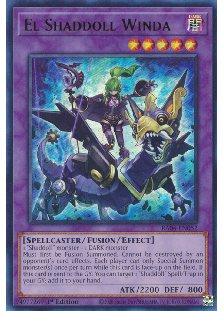 El Shaddoll Winda (Ultra Rare 1st Edition)