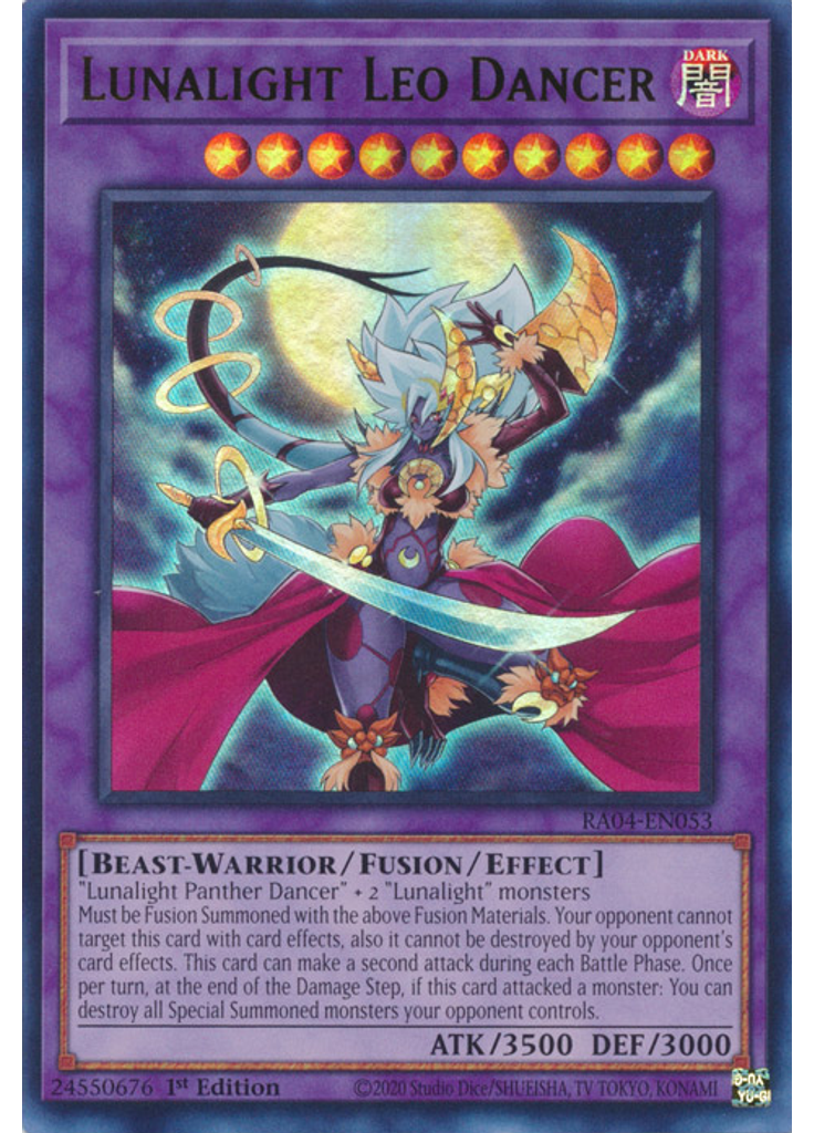 Lunalight Leo Dancer (Ultra Rare 1st Edition)