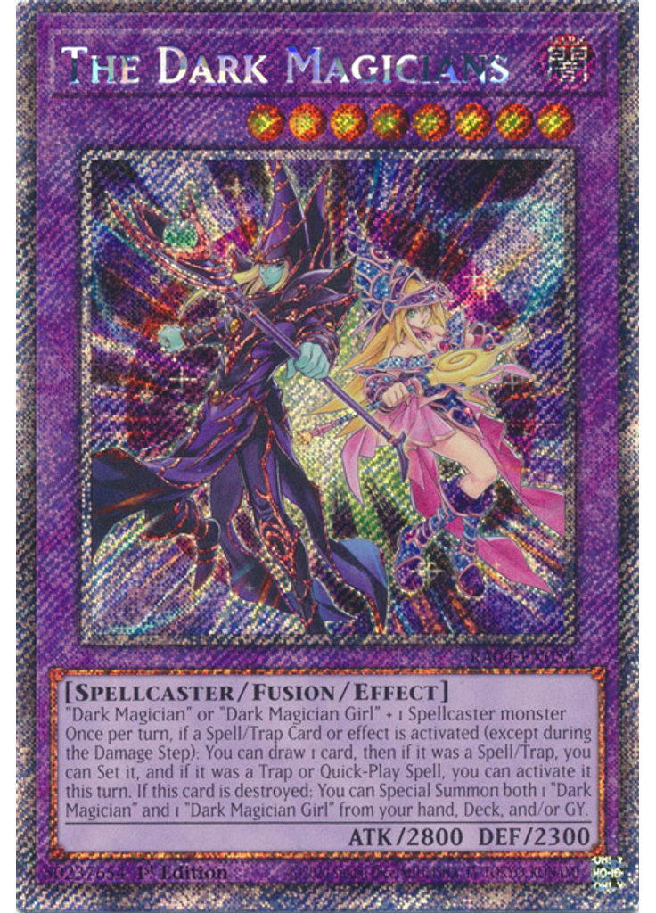 The Dark Magicians (Platinum Secret Rare 1st Edition)