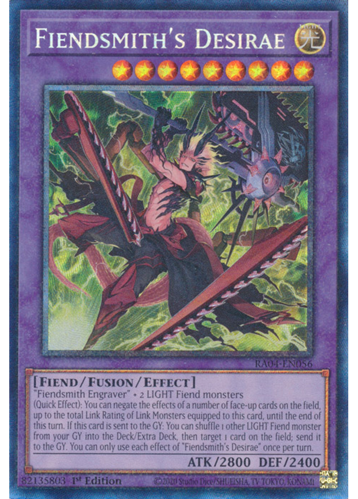 Fiendsmith's Desirae (Collectors Rare 1st Edition)