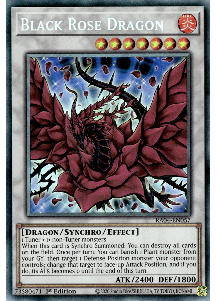 Black Rose Dragon (Collectors Rare 1st Edition)