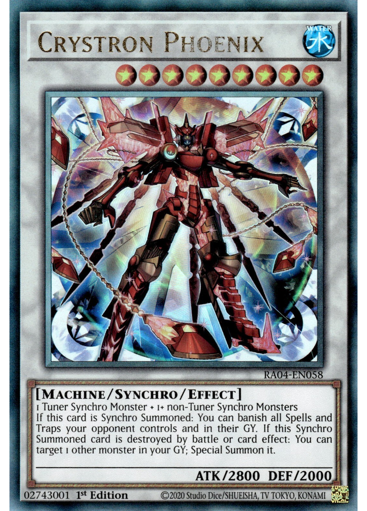 Crystron Phoenix (Ultimate Rare 1st Edition)