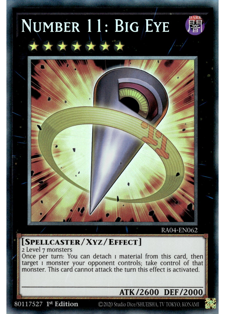 Number 11: Big Eye (Collectors Rare 1st Edition)