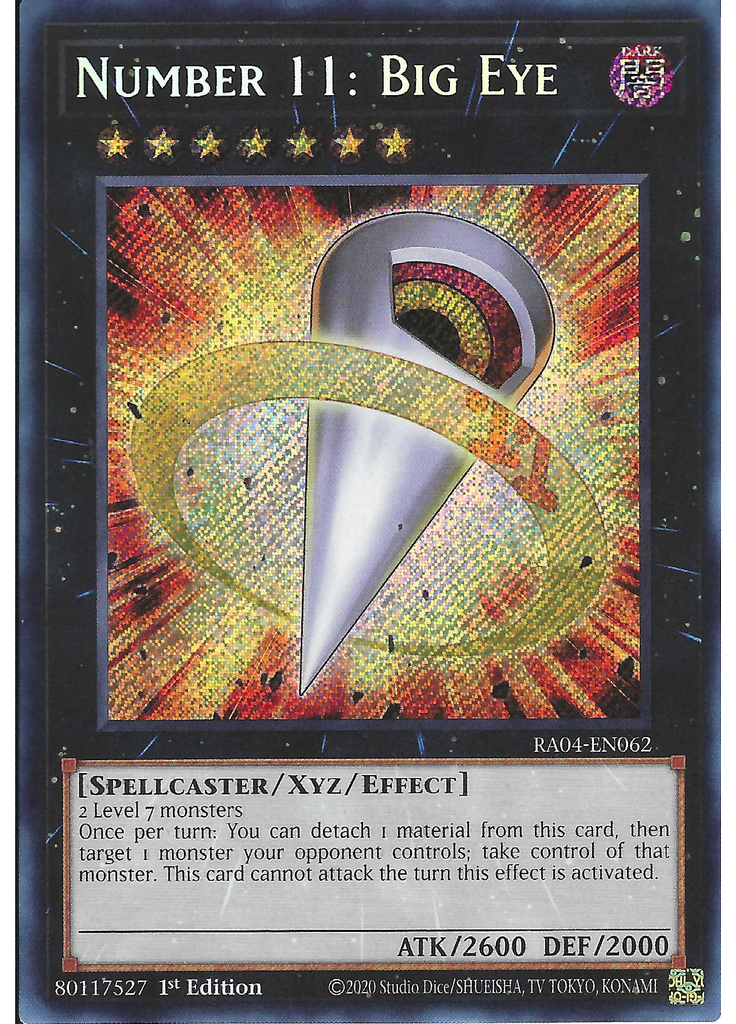 Number 11: Big Eye (Secret Rare 1st Edition)