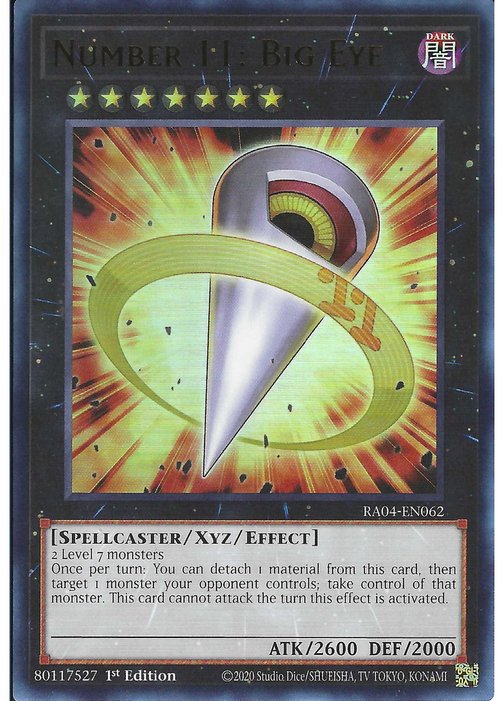 Number 11: Big Eye (Ultra Rare 1st Edition)