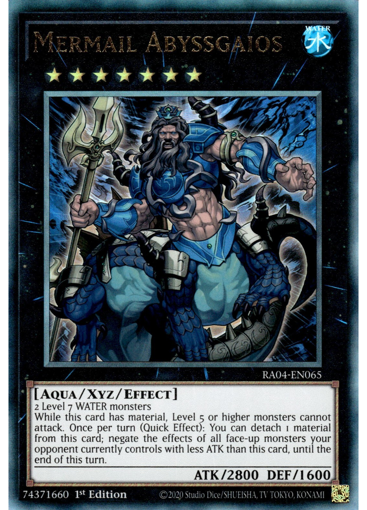 Mermail Abyssgaios (Ultimate Rare 1st Edition)