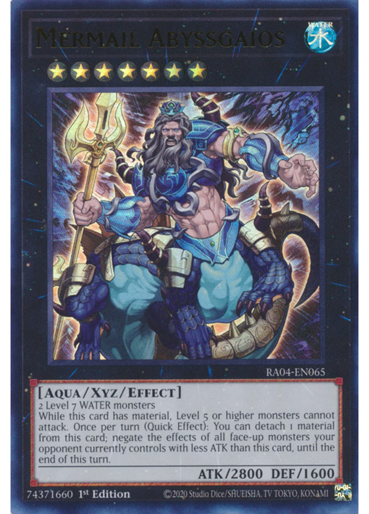 Mermail Abyssgaios (Ultra Rare 1st Edition)