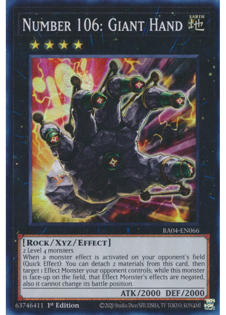 Number 106: Giant Hand