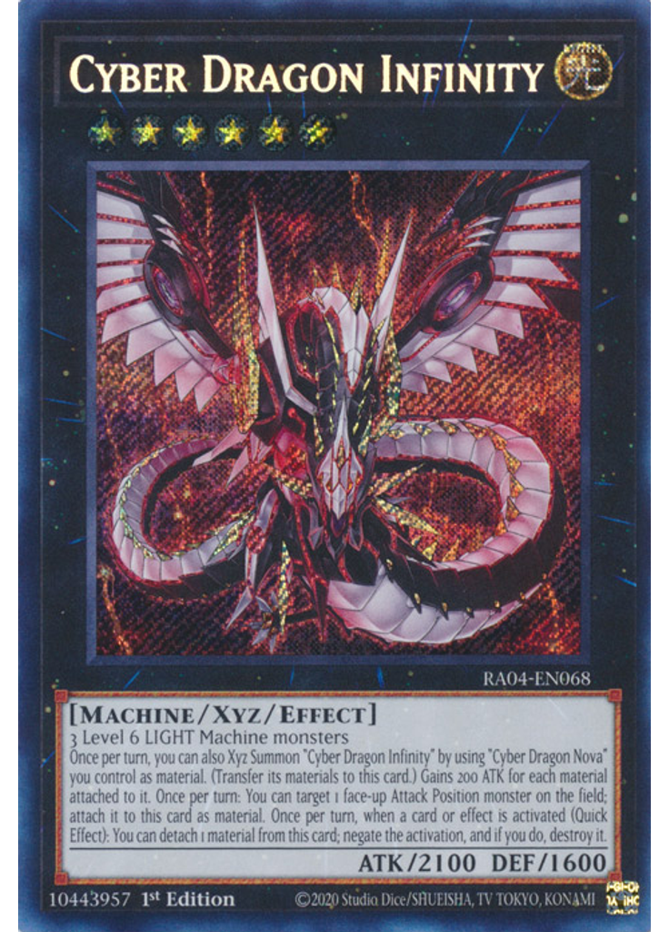 Cyber Dragon Infinity (Secret Rare 1st Edition)