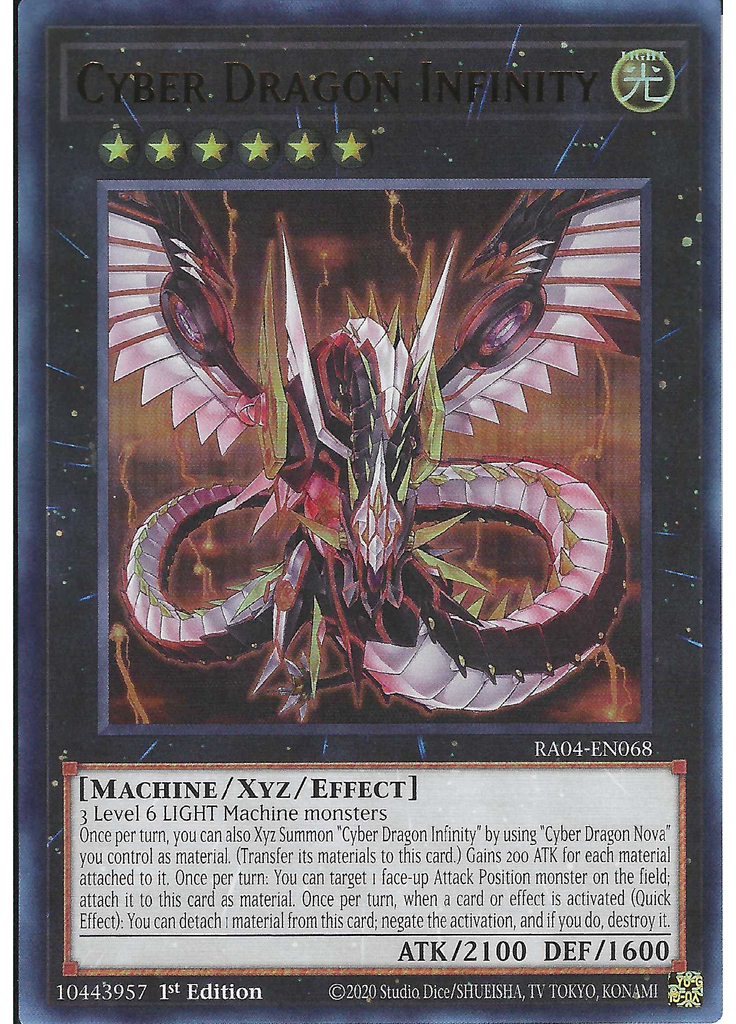 Cyber Dragon Infinity (Ultra Rare 1st Edition)