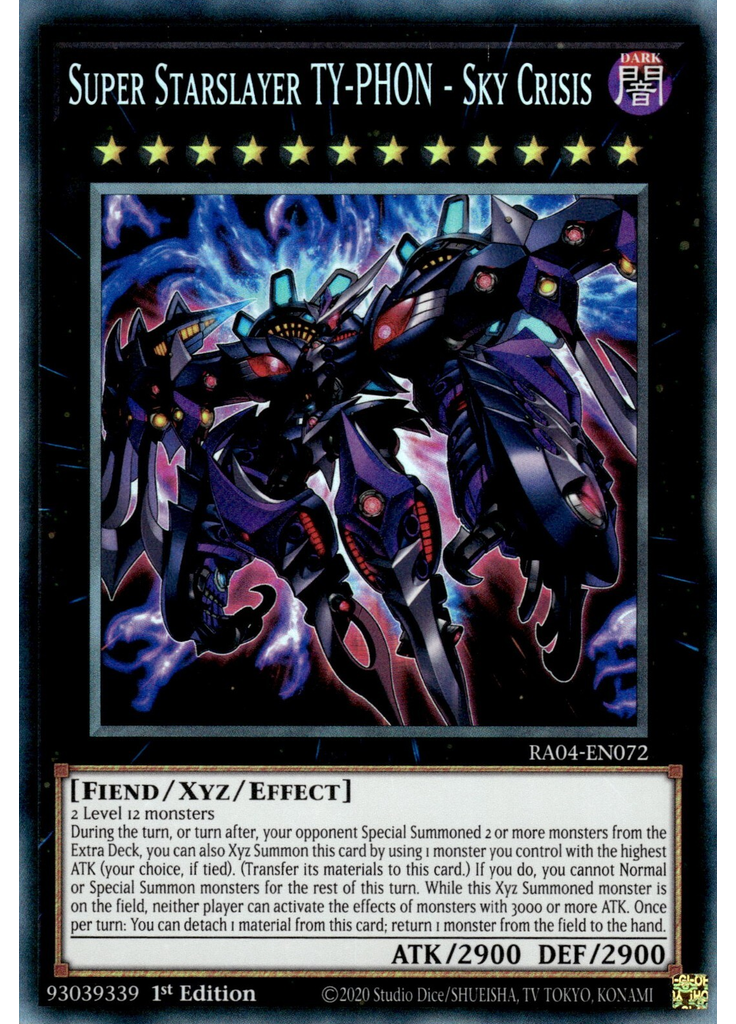 Super Starslayer TY-PHON - Sky Crisis (Collectors Rare 1st Edition)