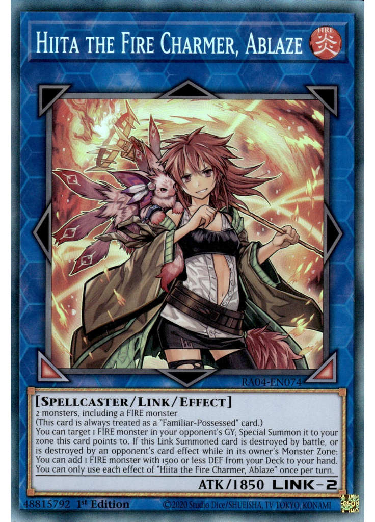 Hiita the Fire Charmer, Ablaze (Collectors Rare 1st Edition)