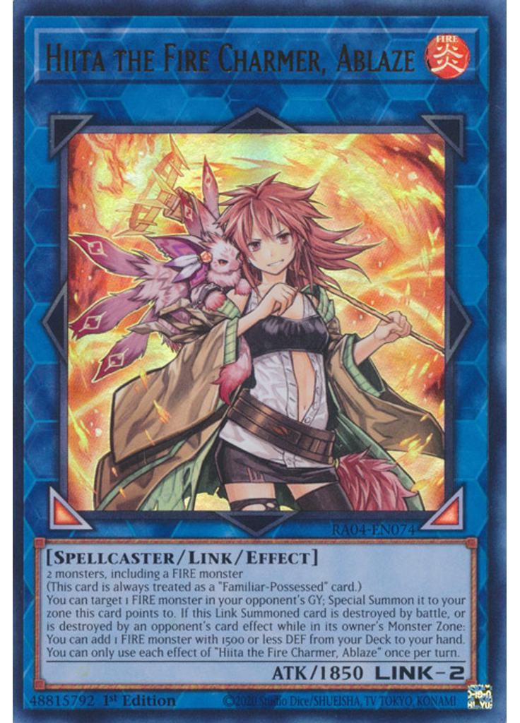 Hiita the Fire Charmer, Ablaze (Ultra Rare 1st Edition)