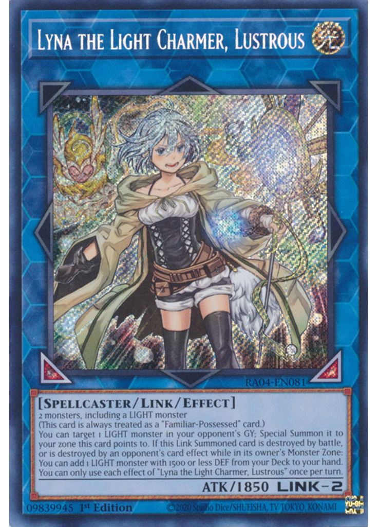 Lyna the Light Charmer, Lustrous (Secret Rare 1st Edition)