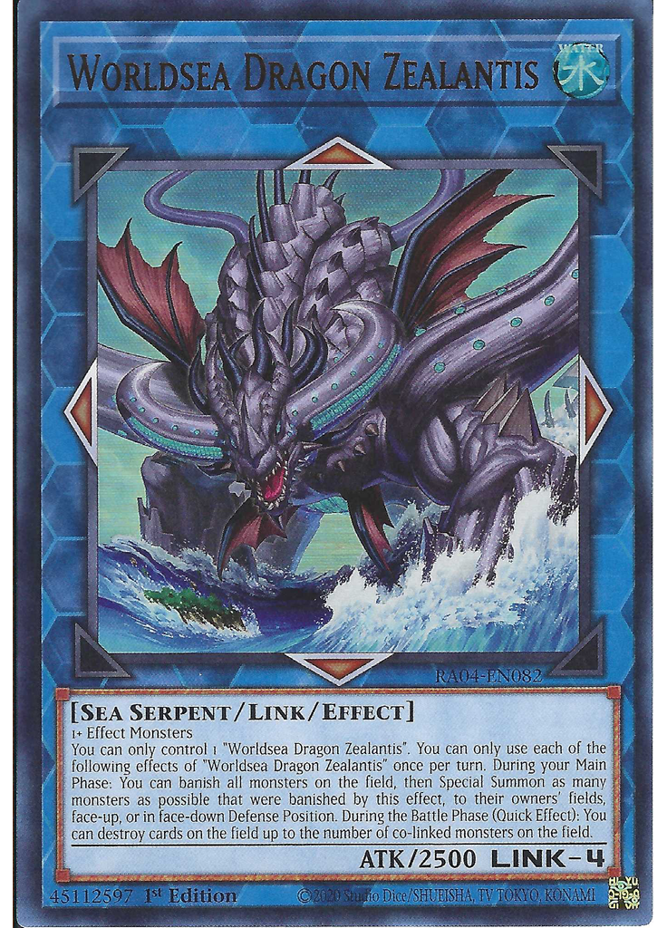 Worldsea Dragon Zealantis (Ultra Rare 1st Edition)
