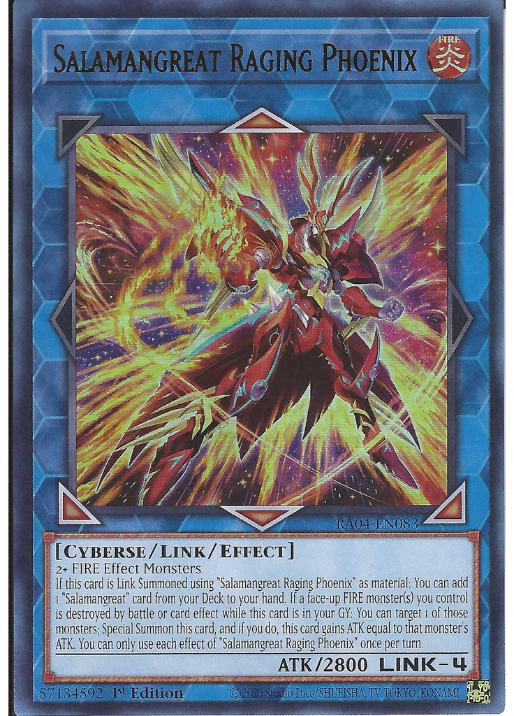 Salamangreat Raging Phoenix (Ultra Rare 1st Edition)