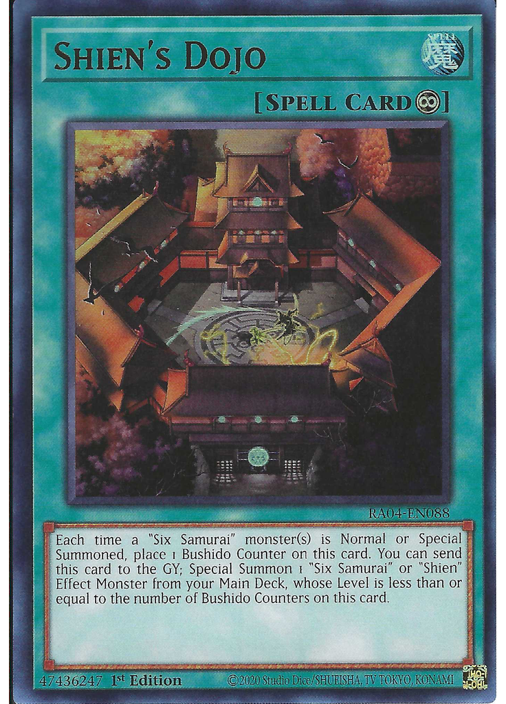 Shien's Dojo (Ultra Rare 1st Edition)