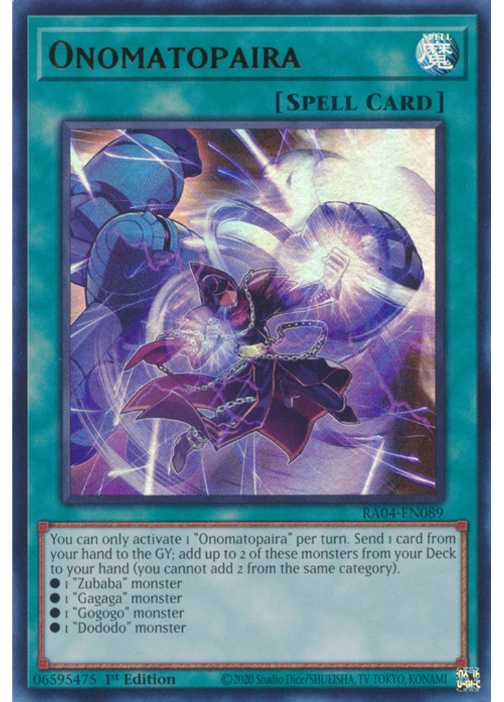 Onomatopaira (Ultra Rare 1st Edition)