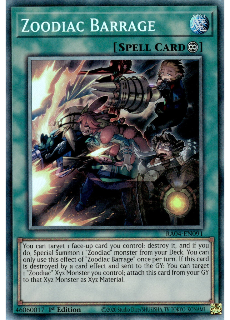 Zoodiac Barrage (Collectors Rare 1st Edition)