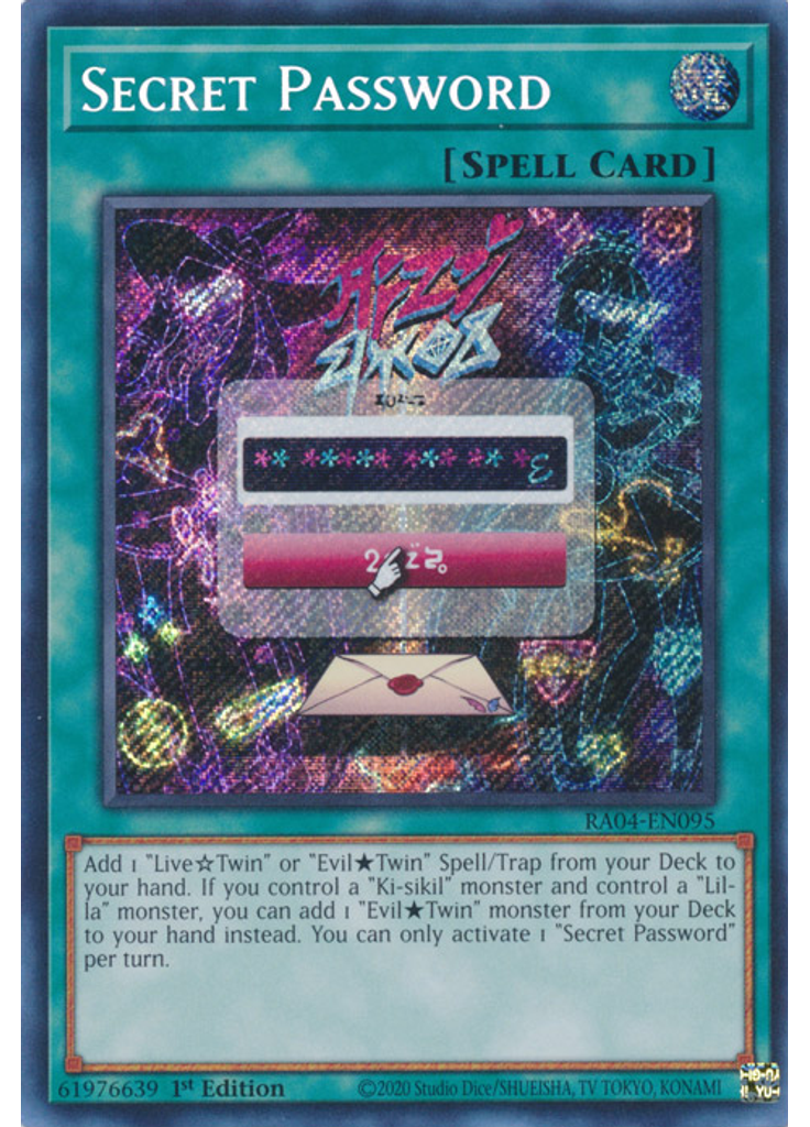 Secret Password (Secret Rare 1st Edition)