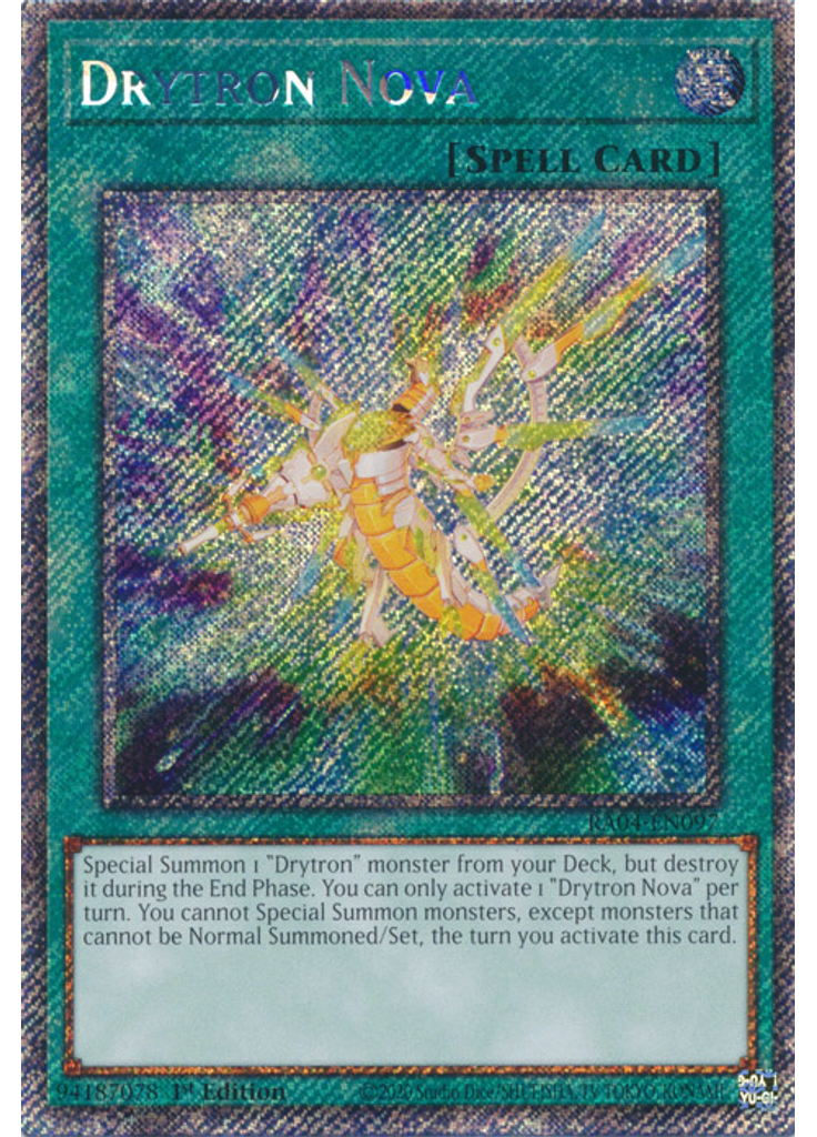 Drytron Nova (Platinum Secret Rare 1st Edition)