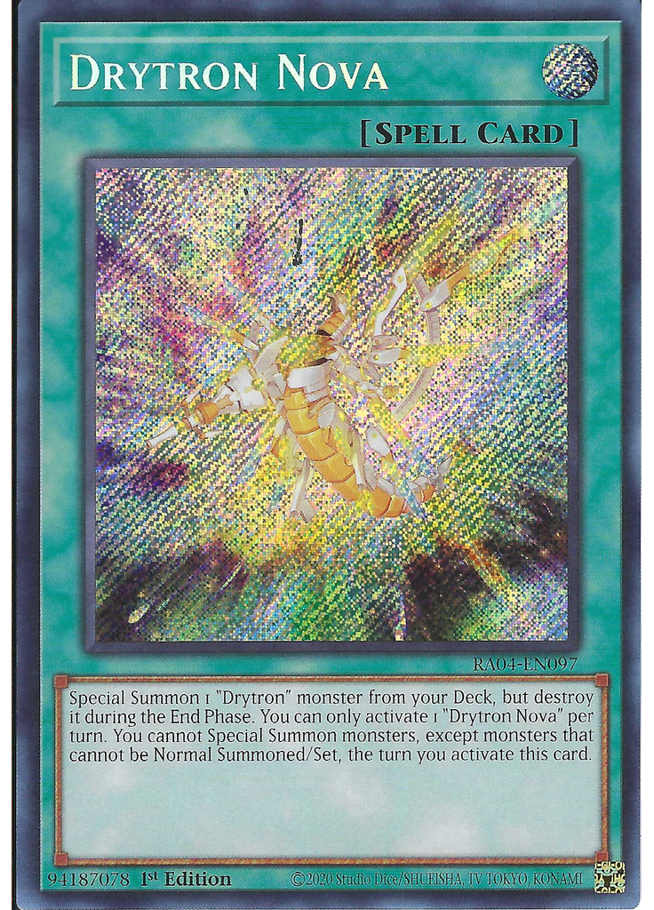 Drytron Nova (Secret Rare 1st Edition)