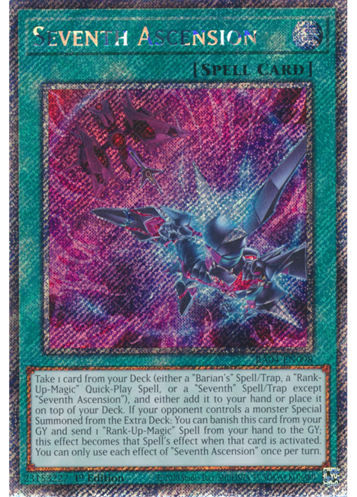 Seventh Ascension (Platinum Secret Rare 1st Edition)