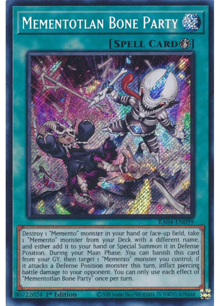 Mementotlan Bone Party (Secret Rare 1st Edition)