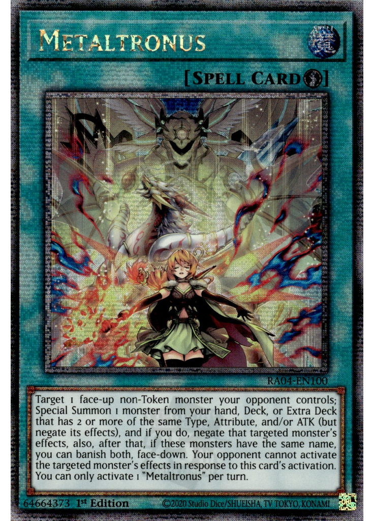 Metaltronus (Quarter Century Secret Rare 1st Edition)
