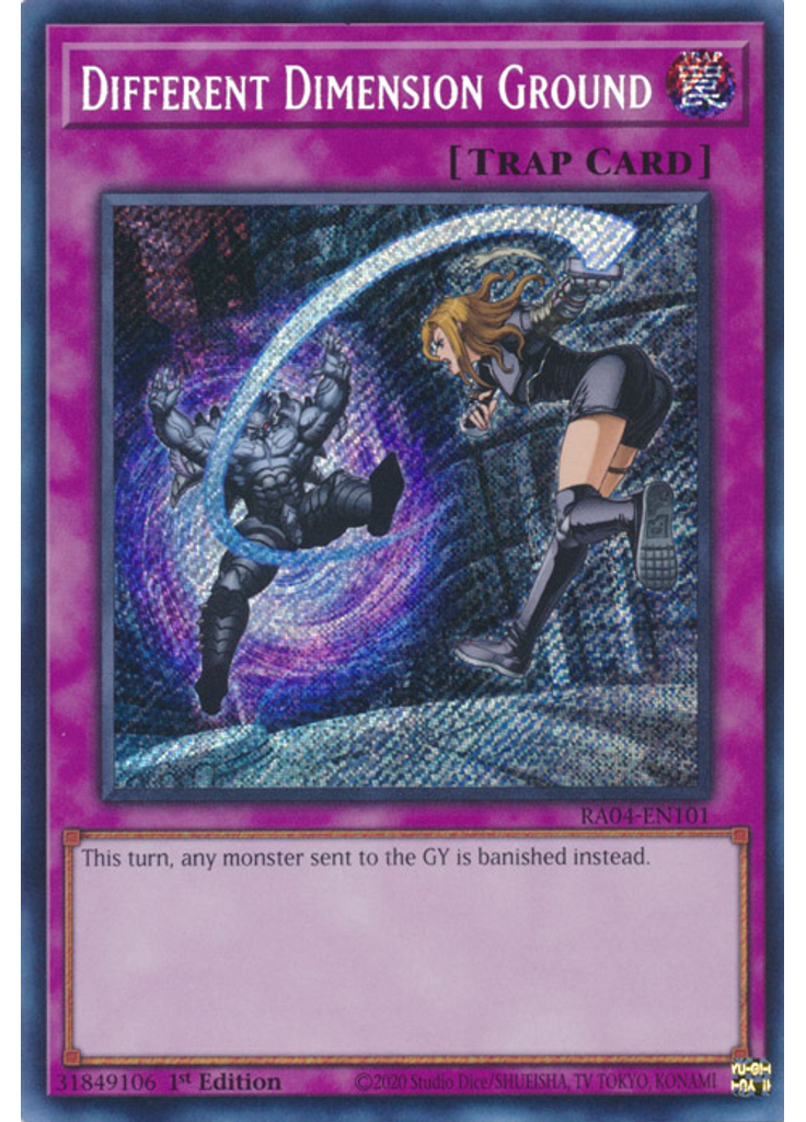 Different Dimension Ground (Secret Rare 1st Edition)