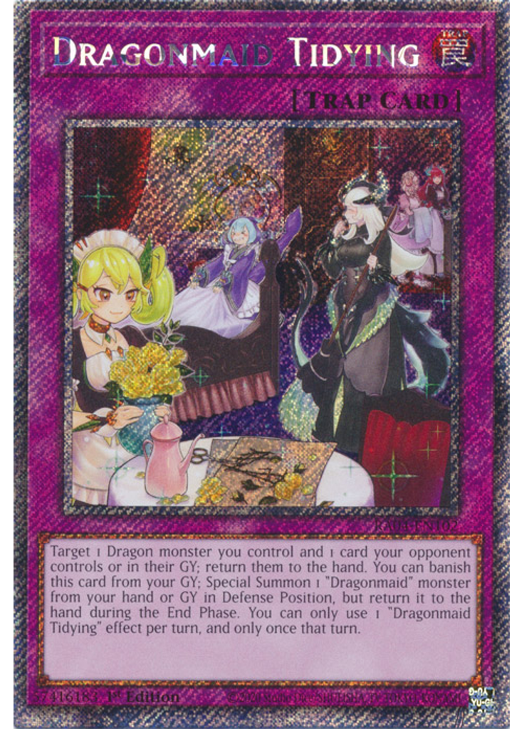 Dragonmaid Tidying (Platinum Secret Rare 1st Edition)