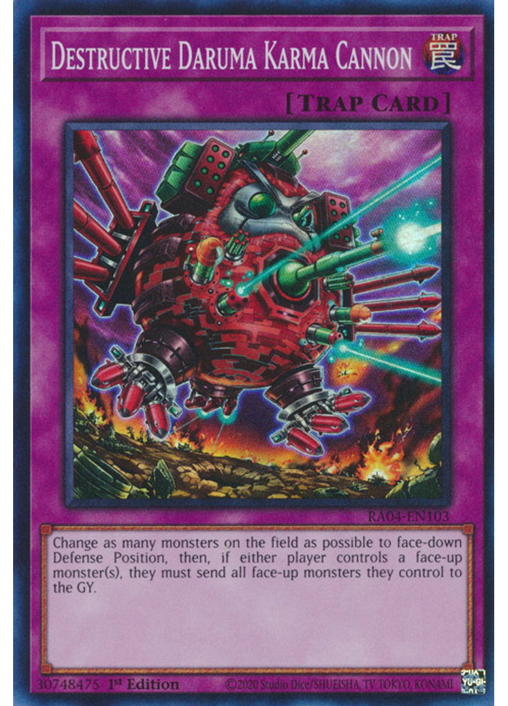 Destructive Daruma Karma Cannon