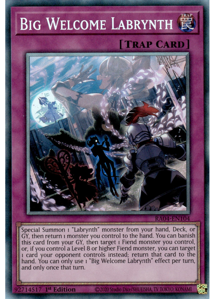 Big Welcome Labrynth (Collectors Rare 1st Edition)