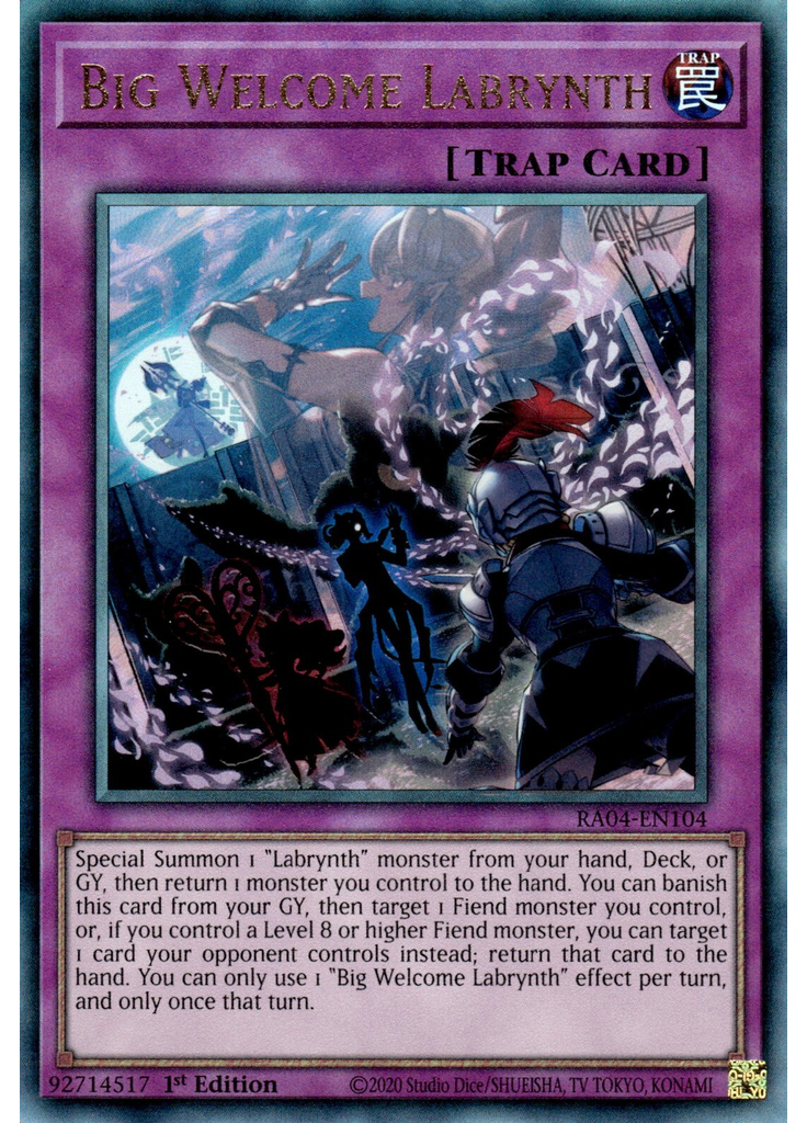 Big Welcome Labrynth (Ultimate Rare 1st Edition)
