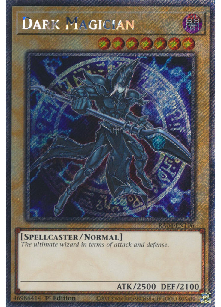 Dark Magician (Platinum Secret Rare 1st Edition Alternate Art)