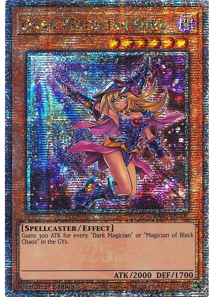 Dark Magician Girl (Quarter Century Secret Rare 1st Edition Alternate Art)