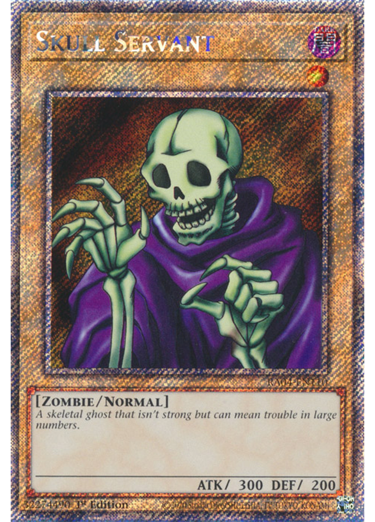 Skull Servant (Platinum Secret Rare 1st Edition)