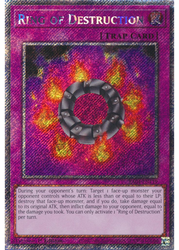 Ring of Destruction (Platinum Secret Rare 1st Edition)